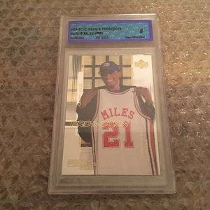 2000-01 CTA 8 Upper Deck UD Pros And Prospects Darius Miles #PM1